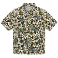 Georgia Tech Yellow Jackets Hawaiian Shirt - Hibiscus Motif | Hula Hawaiian Shirts