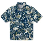 Georgia Tech Yellow Jackets Hawaiian Shirt - Hibiscus Overlay | Hula Hawaiian Shirts
