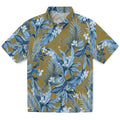 Georgia Tech Yellow Jackets Hawaiian Shirt - Palm Leaves | Hula Hawaiian Shirts