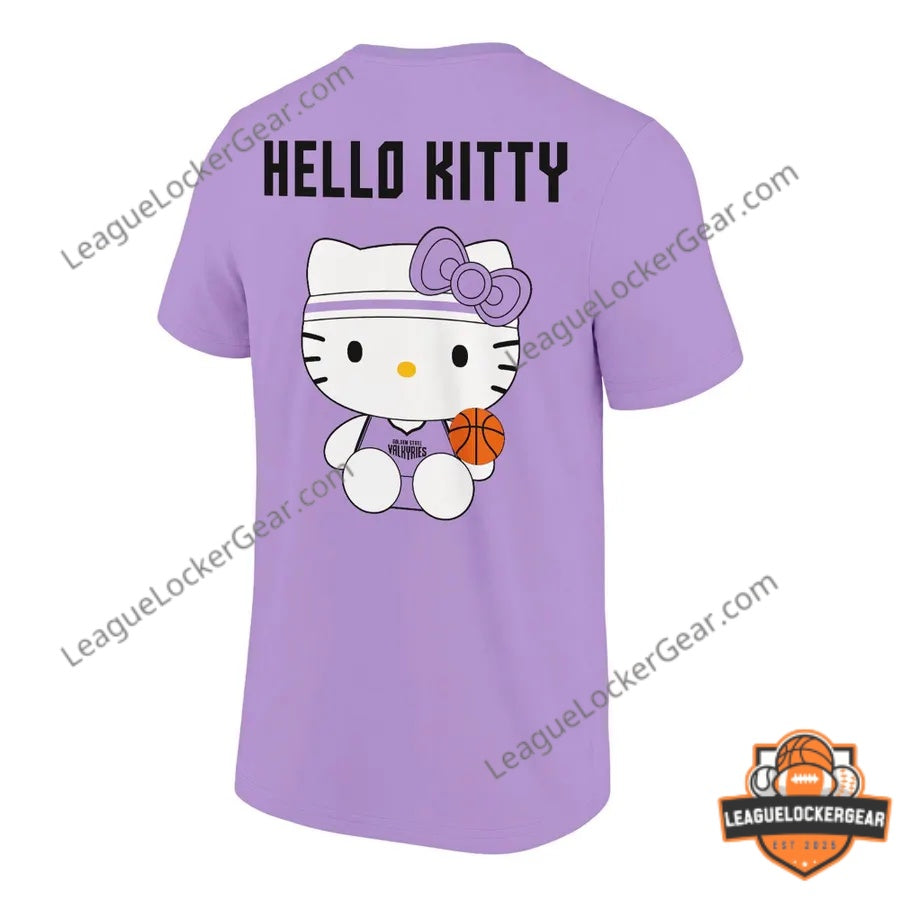 Golden State Valkyries Hello Kitty July 20 2026 T-Shirt - LeagueLockerGear