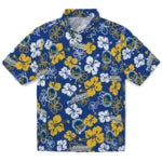 Golden State Warriors Hawaiian Shirt - Hibiscus Flower Design | Hula Hawaiian Shirts