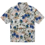 Golden State Warriors Hawaiian Shirt - Hibiscus Seaside | Hula Hawaiian Shirts