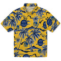 Golden State Warriors Hawaiian Shirt - Palm Sunset | Hula Hawaiian Shirts