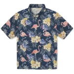 Gonzaga Bulldogs Hawaiian Shirt - Flamingo Hibiscus | Hula Hawaiian Shirts