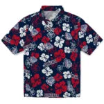 Gonzaga Bulldogs Hawaiian Shirt - Hibiscus Flower Design | Hula Hawaiian Shirts