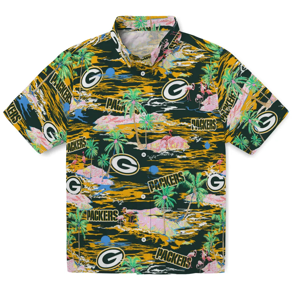 Green Bay Packers Hawaiian Shirt - Hawaii Island | Hula Hawaiian Shirts