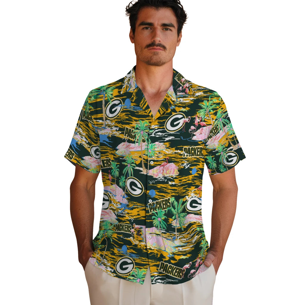 Green Bay Packers Hawaiian Shirt - Hawaii Island | Hula Hawaiian Shirts