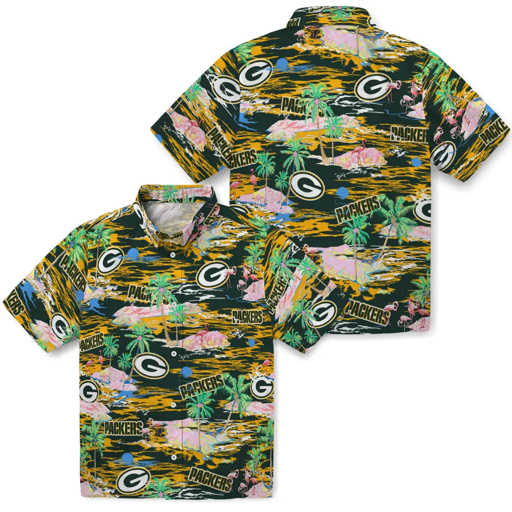 Green Bay Packers Hawaiian Shirt - Hawaii Island | Hula Hawaiian Shirts