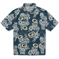 Green Bay Packers Hawaiian Shirt - Hibiscus Flowers | Hula Hawaiian Shirts
