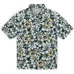 Green Bay Packers Hawaiian Shirt - Hibiscus Motif | Hula Hawaiian Shirts