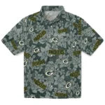 Green Bay Packers Hawaiian Shirt - Hibiscus Oasis | Hula Hawaiian Shirts