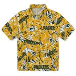 Green Bay Packers Hawaiian Shirt - Hibiscus Overlay | Hula Hawaiian Shirts