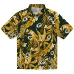 Green Bay Packers Hawaiian Shirt - Palm Leaves | Hula Hawaiian Shirts