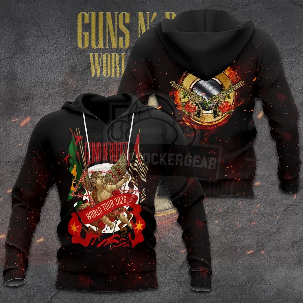 Guns N' Roses World Tour 2026 T-Shirt - LeagueLockerGear