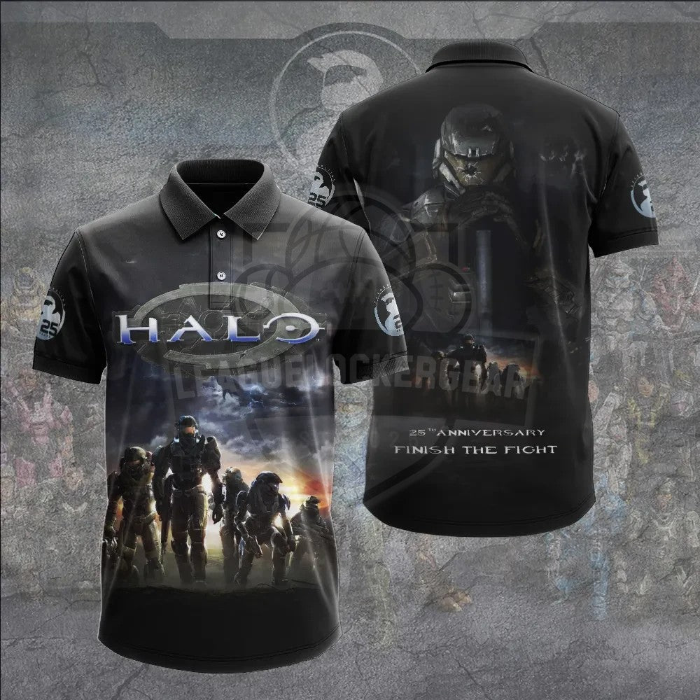 Halo 25th Anniversary Finish The Fight T-Shirt - LeagueLockerGear