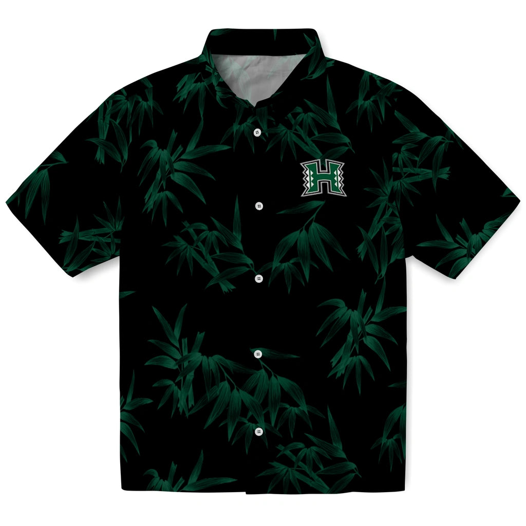 Hawaii Rainbow Warriors Hawaiian Shirt - Bamboo Branches | Hula Hawaiian Shirts