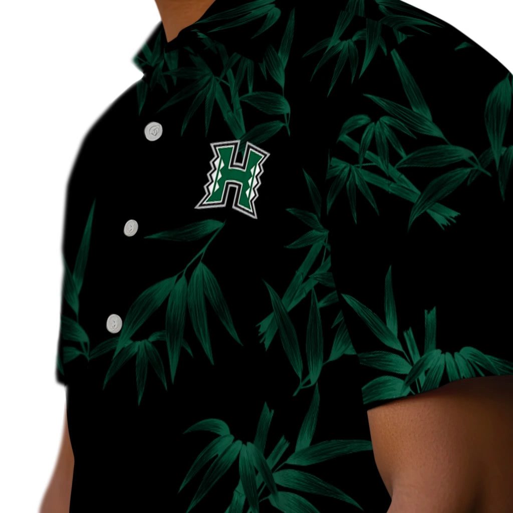 Hawaii Rainbow Warriors Hawaiian Shirt - Bamboo Branches | Hula Hawaiian Shirts