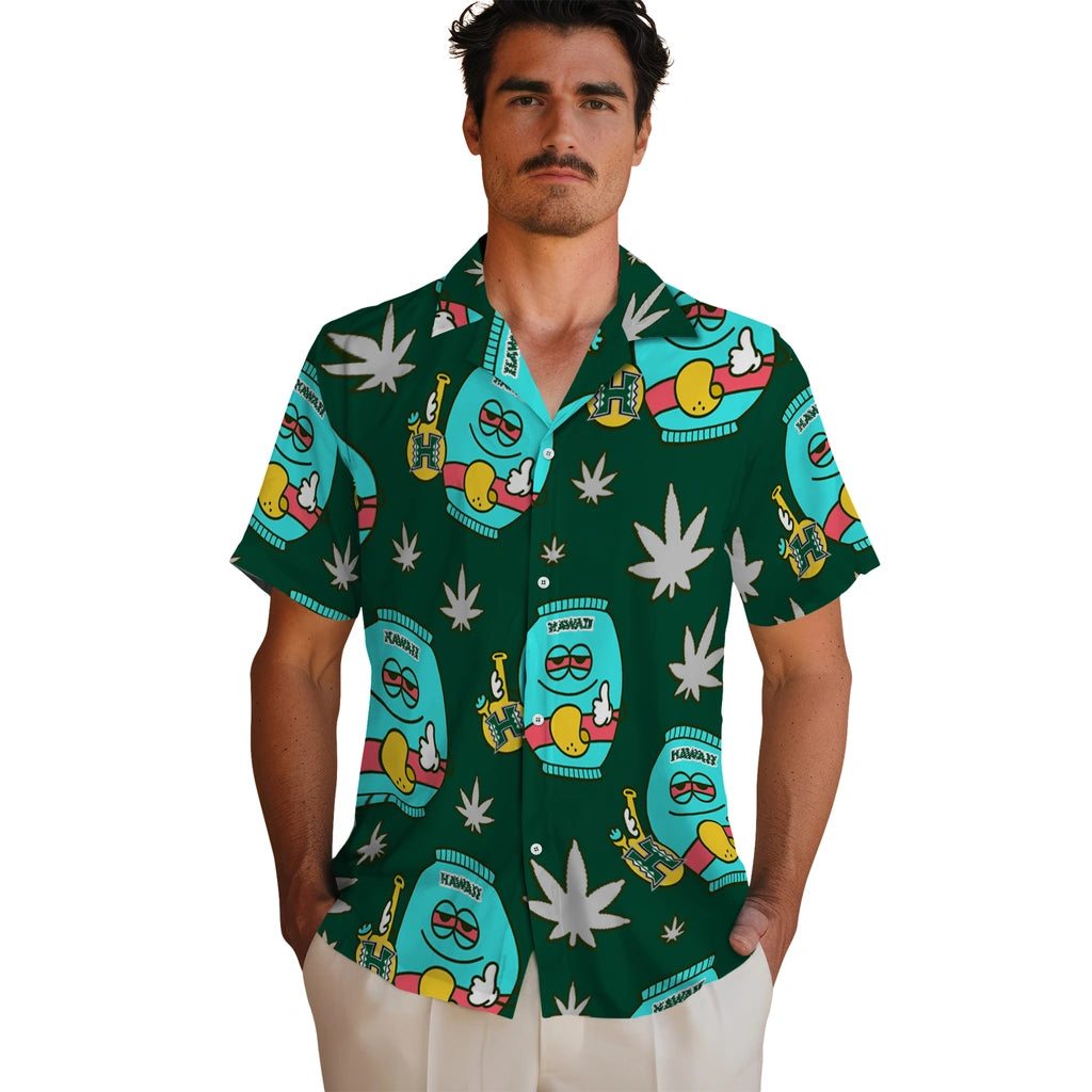 Hawaii Rainbow Warriors Hawaiian Shirt - Chill Vibe | Hula Hawaiian Shirts
