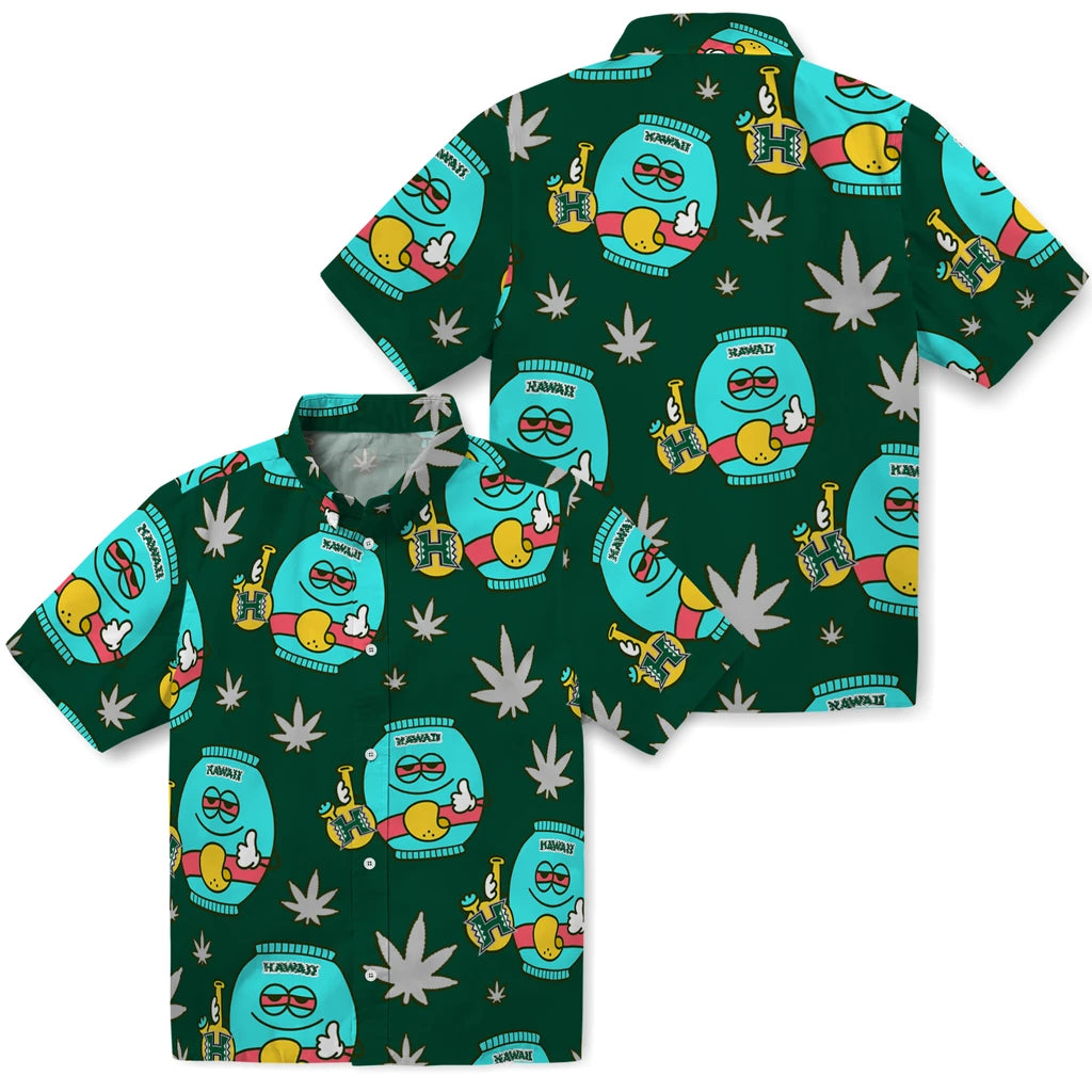 Hawaii Rainbow Warriors Hawaiian Shirt - Chill Vibe | Hula Hawaiian Shirts