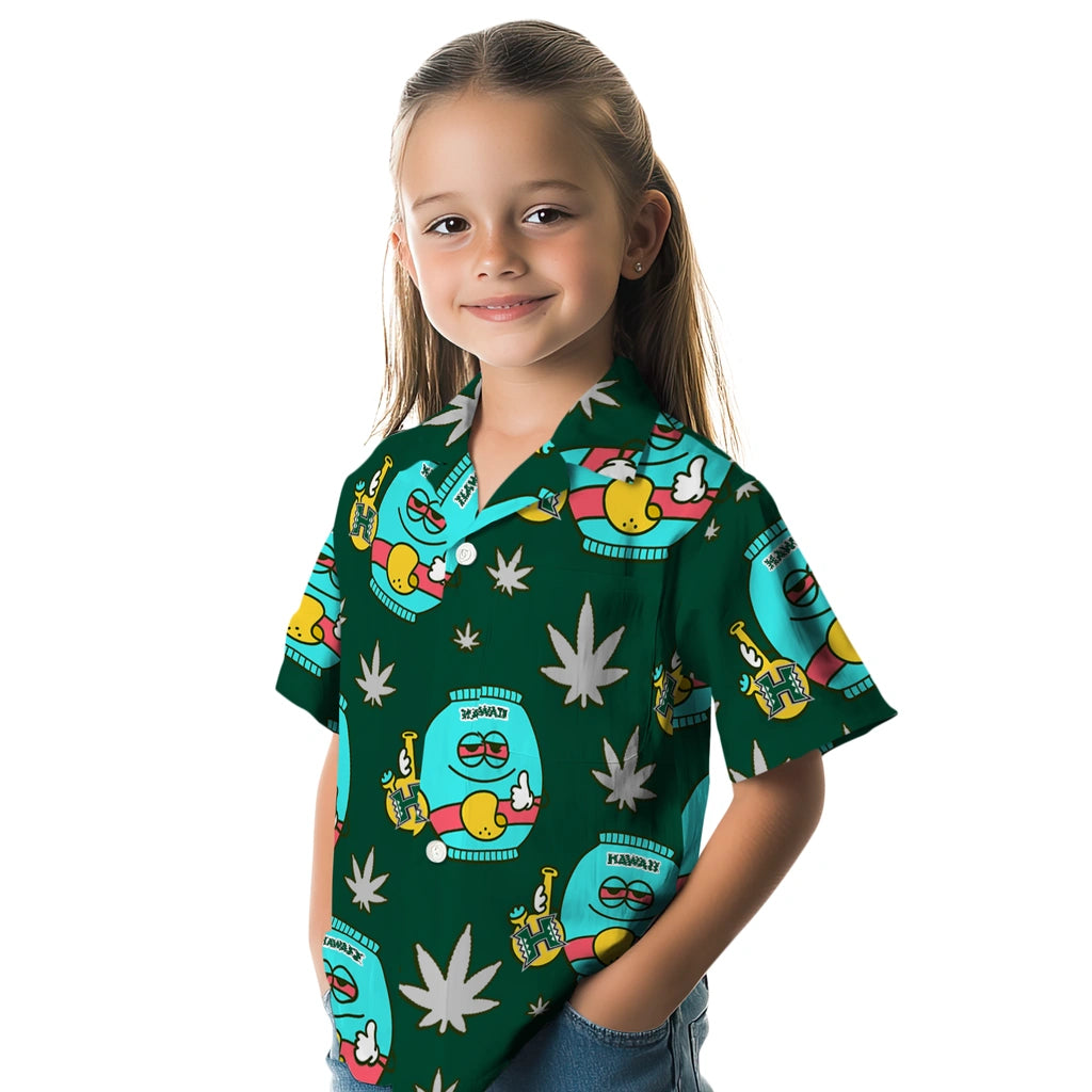 Hawaii Rainbow Warriors Hawaiian Shirt - Chill Vibe | Hula Hawaiian Shirts