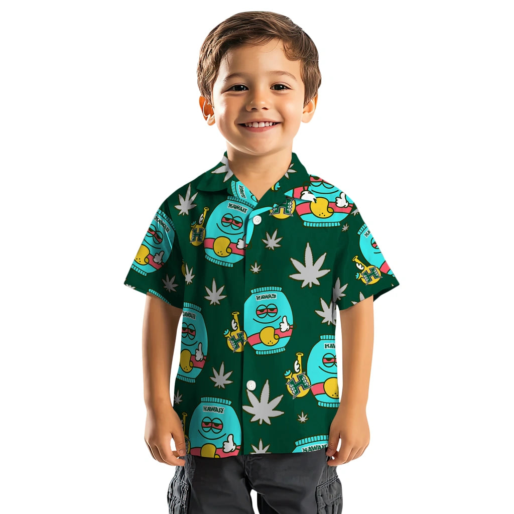 Hawaii Rainbow Warriors Hawaiian Shirt - Chill Vibe | Hula Hawaiian Shirts