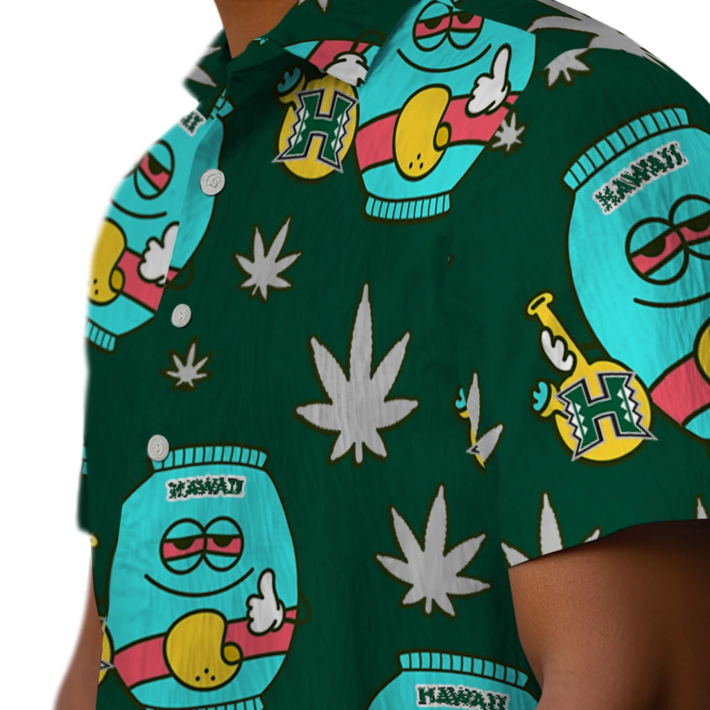 Hawaii Rainbow Warriors Hawaiian Shirt - Chill Vibe | Hula Hawaiian Shirts