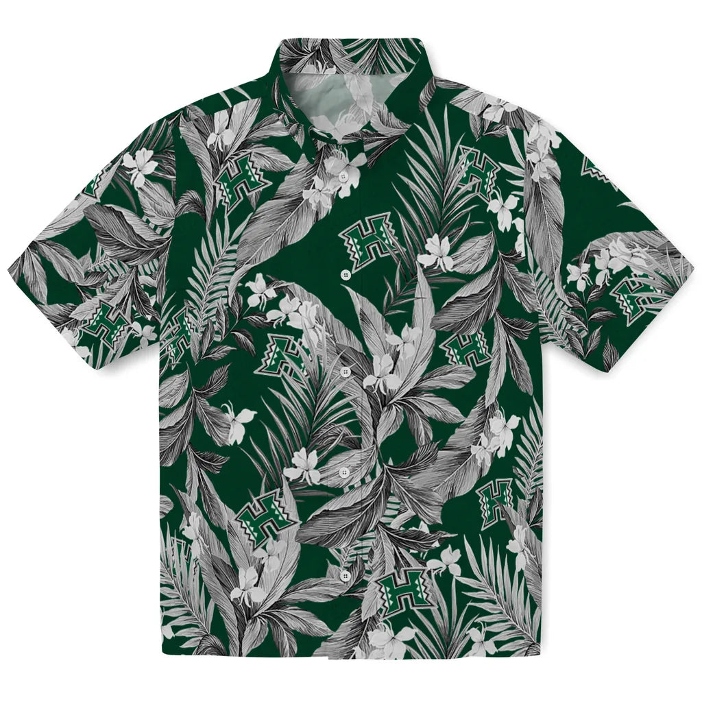 Hawaii Rainbow Warriors Hawaiian Shirt - Palm Leaves | Hula Hawaiian Shirts