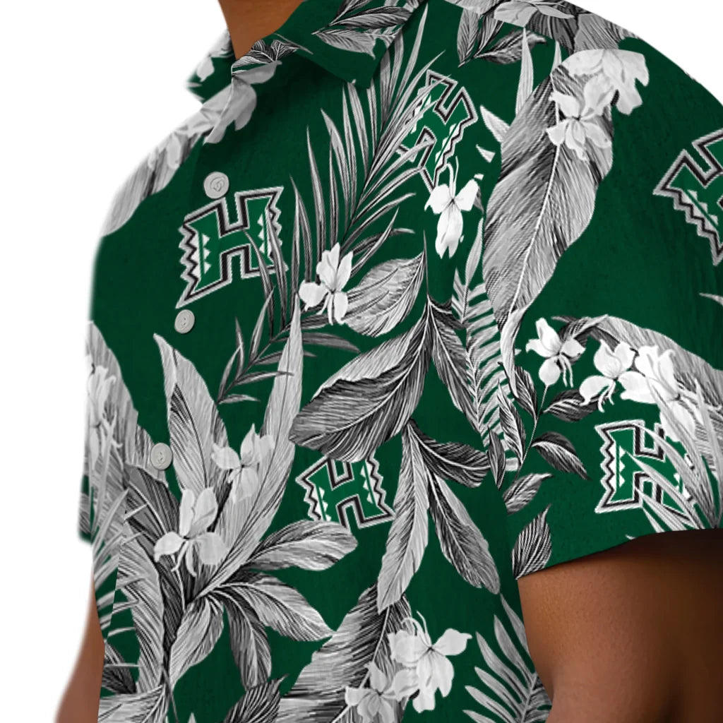 Hawaii Rainbow Warriors Hawaiian Shirt - Palm Leaves | Hula Hawaiian Shirts