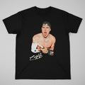 Kike Hernandez Shirtless Los Angeles Dodgers World Series Champions Celebration Shirt with Signature – MLB 2025 Edition - LeagueLockerGear
