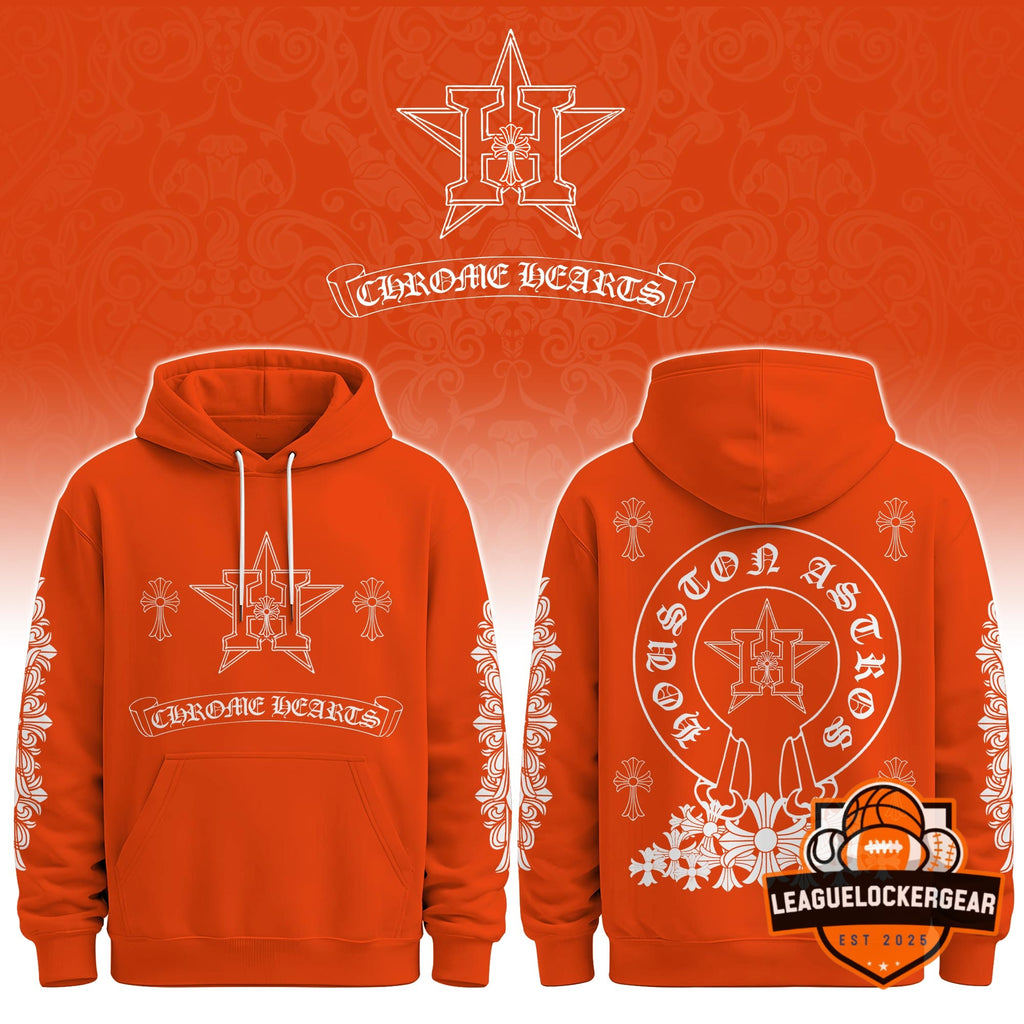 Houston Astros Chrome Hearts 2026 Hoodie - LeagueLockerGear