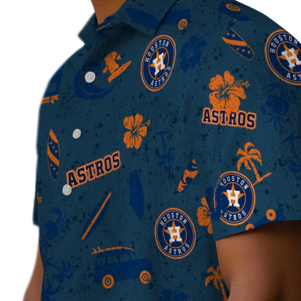 Houston Astros Hawaiian Shirt - Beach Vibe | Hula Hawaiian Shirts