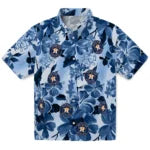 Houston Astros Hawaiian Shirt - Hibiscus Arrangement | Hula Hawaiian Shirts