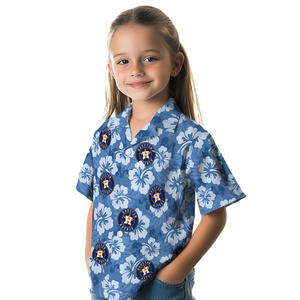 Houston Astros Hawaiian Shirt - Hibiscus Cluster | Hula Hawaiian Shirts