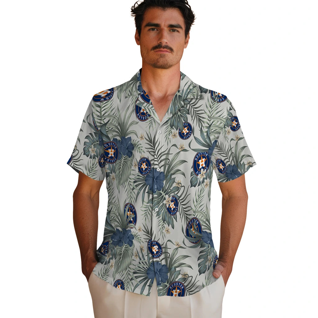 Houston Astros Hawaiian Shirt - Hibiscus Designs | Hula Hawaiian Shirts