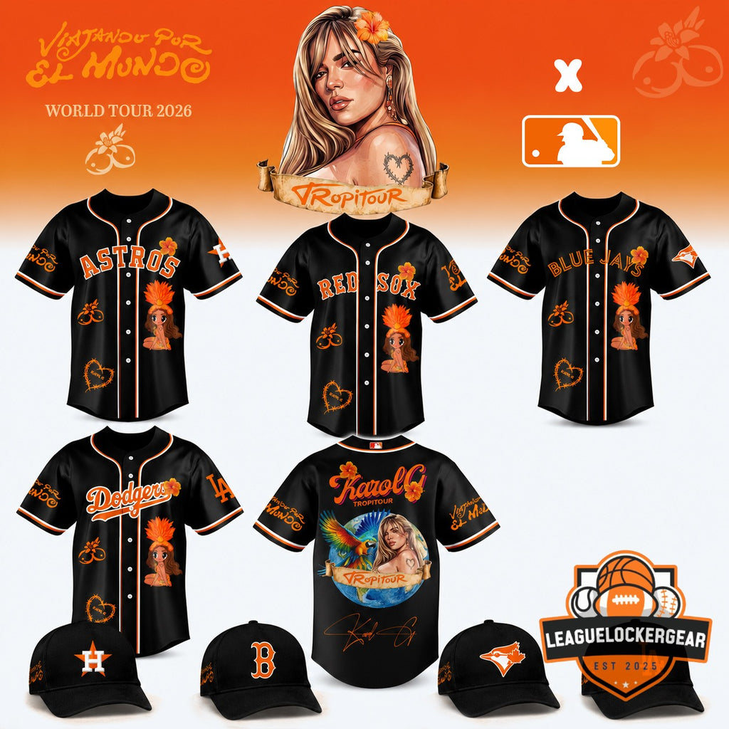 All Team MLB x Karol G Tropitour World Tour 2026 Baseball Jersey - LeagueLockerGear