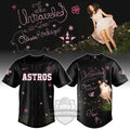 Houston Astros Olivia Rodrigo The Unraveled Tour Baseball Jersey - LeagueLockerGear