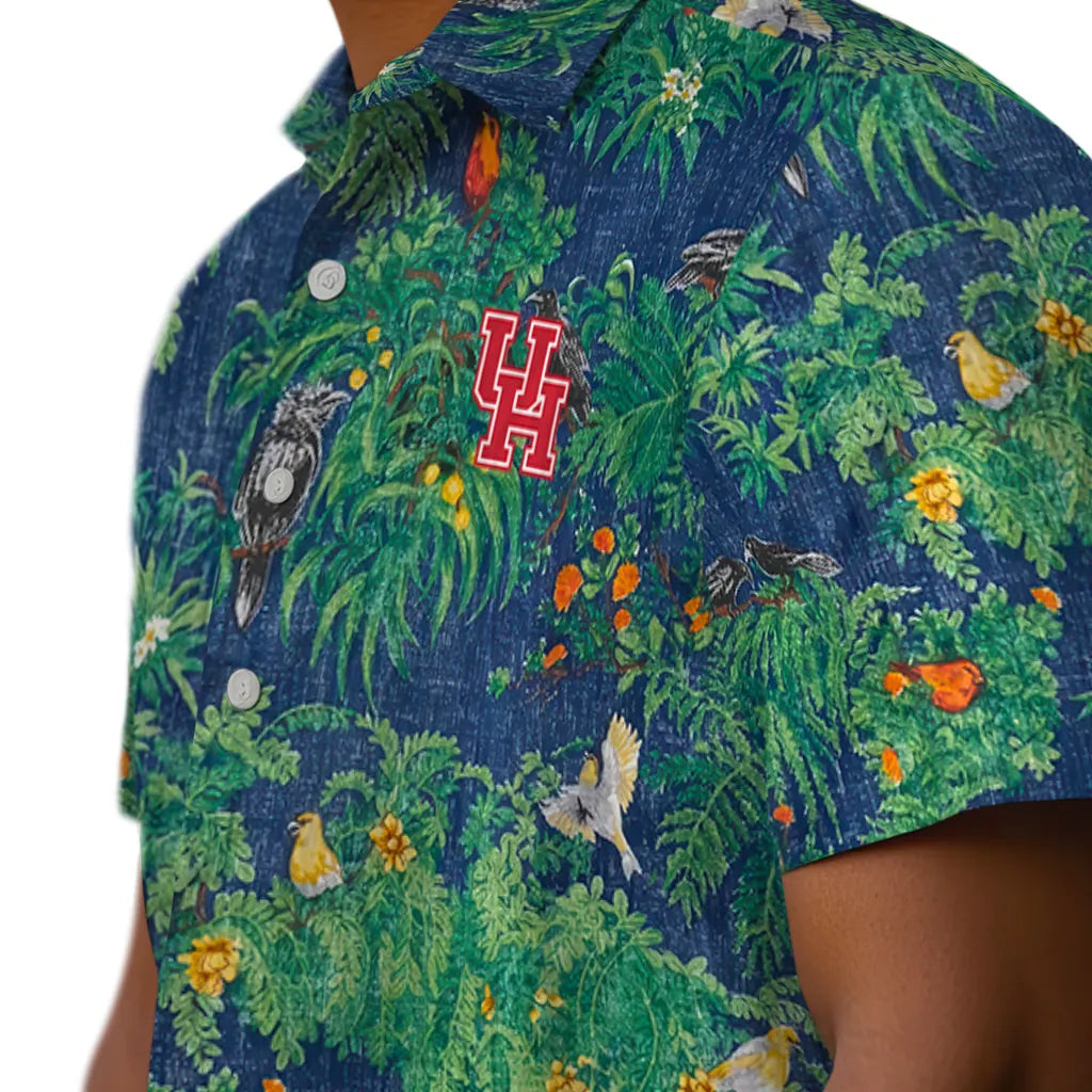 Houston Cougars Hawaiian Shirt - Bird Canopy | Hula Hawaiian Shirts