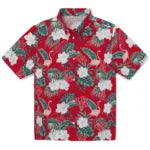 Houston Cougars Hawaiian Shirt - Flamingo and Hibiscus | Hula Hawaiian Shirts
