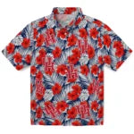 Houston Cougars Hawaiian Shirt - Hibiscus Fiesta | Hula Hawaiian Shirts