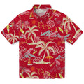 Houston Cougars Hawaiian Shirt - Palm Tree Island | Hula Hawaiian Shirts