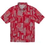 Houston Cougars Hawaiian Shirt - Turtle Lines | Hula Hawaiian Shirts