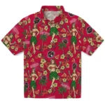 Houston Rockets Hawaiian Shirt - Hawaiian Girls Design | Hula Hawaiian Shirts