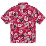 Houston Rockets Hawaiian Shirt - Hibiscus Flower Design | Hula Hawaiian Shirts
