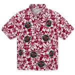 Houston Rockets Hawaiian Shirt - Hibiscus Motif | Hula Hawaiian Shirts