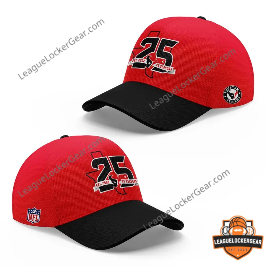 Houston Texans 25 Seasons Anniversary Hoodie - LeagueLockerGear