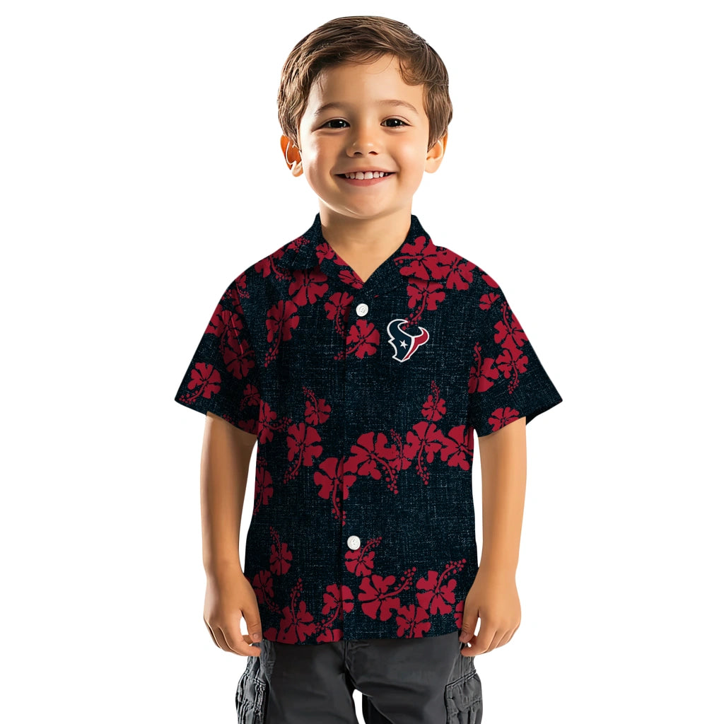 Houston Texans Hawaiian Shirt - 50th State Flower | Hula Hawaiian Shirts
