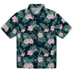 Houston Texans Hawaiian Shirt - Flamingo and Hibiscus | Hula Hawaiian Shirts