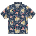 Houston Texans Hawaiian Shirt - Flamingo Hibiscus | Hula Hawaiian Shirts