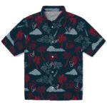 Houston Texans Hawaiian Shirt - Palm And Clouds | Hula Hawaiian Shirts