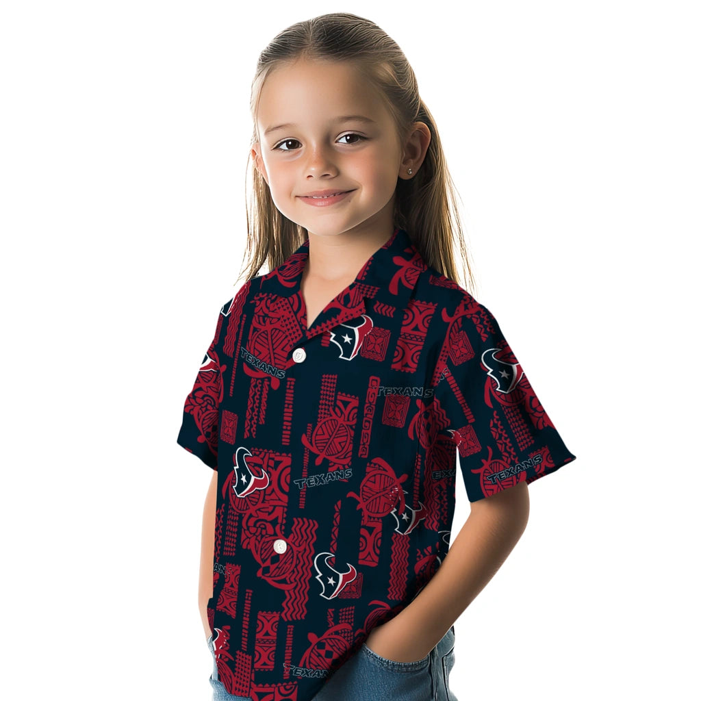 Houston Texans Hawaiian Shirt - Turtle Lines | Hula Hawaiian Shirts
